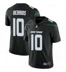 Youth New York Jets #10 Braxton Berrios Black Vapor Untouchable Limited Stitched Jersey