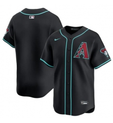 Men Arizona Diamondbacks Blank Black Cool Base Stitched Baseball Jersey