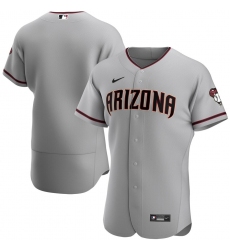 Men Arizona Diamondbacks Men Nike Gray Road 2020 Flex Base MLB Team Jersey