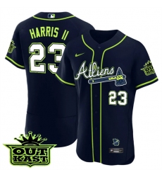 MEN 27S ATLANTA BRAVES ATLIENS 23 Michael Harris II FLEX BASE JERSEY   ALL STITCHED