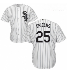 Mens Majestic Chicago White Sox 33 James Shields Replica White Home Cool Base MLB Jersey