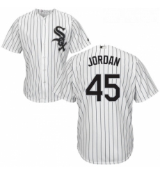 Youth Majestic Chicago White Sox 45 Michael Jordan Replica White Home Cool Base MLB Jersey