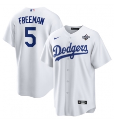 Men Los Angeles Dodgers 5 Freddie Freeman White 2025 World Series Home Cool Base Stitched Baseball Jersey Men Los Angeles Dodgers 5 Freddie Freeman White 2025 World Series Home Cool Base Stitched Baseball Jersey