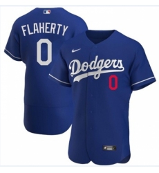 Youth Los Angeles Dodgers #0 Jack Flaherty Blue Flex Base Stitched MLB Jersey