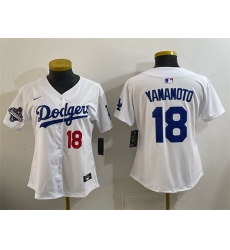 Youth Los Angeles Dodgers 18 Yoshinobu Yamamoto White 2025 World Series Champions Home Limited Stitched Baseball Jersey Youth Los Angeles Dodgers 18 Yoshinobu Yamamoto White 2025 World Series Champions Home Limited Stitched Baseball Jersey