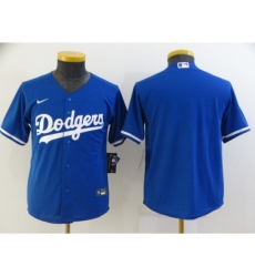 Youth Nike Los Angeles Dodgers Blank Royal Alternate Stitched Baseball Jersey