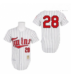 Mens Mitchell and Ness 1991 Minnesota Twins 28 Bert Blyleven Authentic White Throwback MLB Jersey