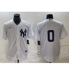 Men New York Yankees 0 Marcus Stroman White Cool Base Stitched Baseball Jersey