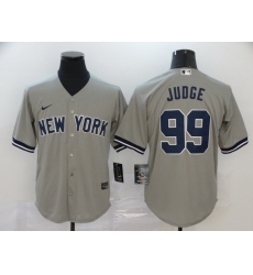 Yankees 99 Aaron Judge Gray 2020 Nike Cool Base Jersey