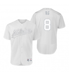 Oakland Athletics Robbie Grossman RG White 2019 Players Weekend MLB Jersey