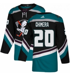 Youth Adidas Anaheim Ducks 20 Jason Chimera Authentic Black Teal Third NHL Jersey 