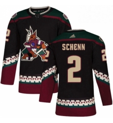 Youth Adidas Arizona Coyotes 2 Luke Schenn Authentic Black Alternate NHL Jersey 