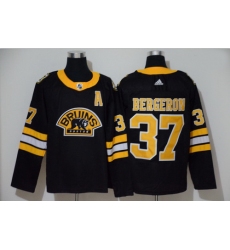 Bruins 37 Patrice Bergeron Black 3rd Adidas Jersey