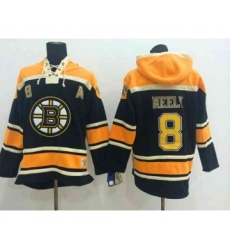 nhl jerseys boston bruins #8 neely black-yellow[pullover hooded sweatshirt patch A]