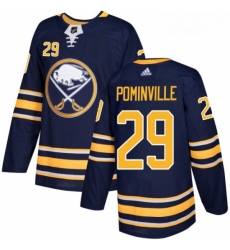 Youth Adidas Buffalo Sabres 29 Jason Pominville Premier Navy Blue Home NHL Jersey 