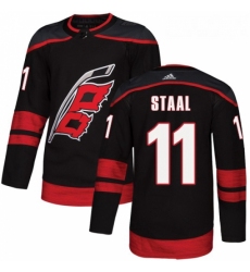 Youth Adidas Carolina Hurricanes 11 Jordan Staal Premier Black Alternate NHL Jersey 