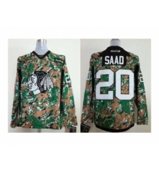 NHL Jerseys Chicago Blackhawks #20 Saad camo