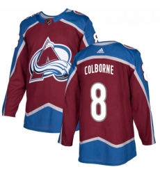 Youth Adidas Colorado Avalanche 8 Joe Colborne Authentic Burgundy Red Home NHL Jersey 