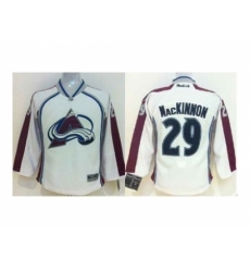 Youth nhl jerseys colorado avalanche #29 mackinnon white