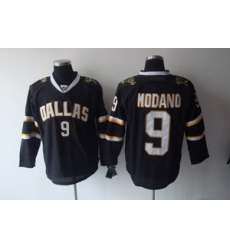 Dallas Stars 9 Mike Modano Black Color Jerseys