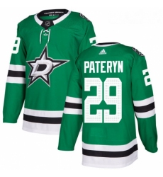 Youth Adidas Dallas Stars 29 Greg Pateryn Authentic Green Home NHL Jersey 