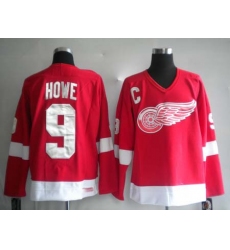 Deroit Red wings 9 HOWE red Jerseys