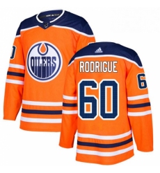 Mens Adidas Edmonton Oilers 60 Olivier Rodrigue Authentic Orange Home NHL Jersey 