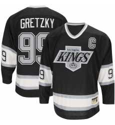 Men's Los Angeles Kings Wayne Gretzky #99 CCM Black Stitched Jersey