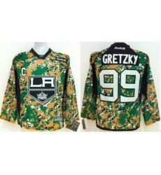 Kids Los Angeles Kings 99 Wayne Gretzky Camo NHL Jerseys