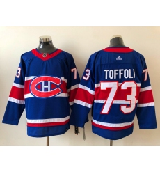 Men Montreal Canadiens Tyler Toffoli 73 2020 21 Reverse Retro Alternate NHL Jersey