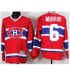 Montreal Canadiens 6 Douglas Murray Red NHL Hockey Jerseys