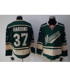 Minnesota Wild #37 HARDING green jerseys