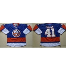 New York Islanders #41 Jaroslav Halak Baby Blue Stitched NHL Jersey