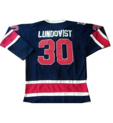 2011 Newest Hockey Jerseys #30 Lunqovist New York Rangers Dark Blue jersey