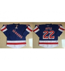 New York Rangers #22 Dan Boyle Blue Stitched NHL Jersey