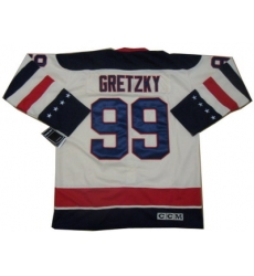 New York Rangers #99 wayne gretzky cream ice hockey jerseys