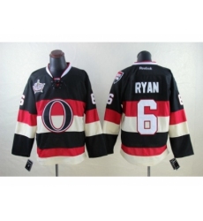 NHL Ottawa Senators #6 ryan white-black-red jerseys