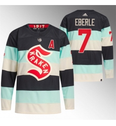 Men Seattle Kraken 7 Jordan Eberle 2024 Deep Sea Blue Winter Classic Stitched Jersey