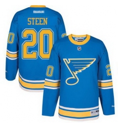 Blues #20 Alexander Steen Light Blue 2017 Winter Classic Stitched NHL Jersey