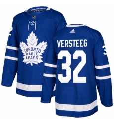 Mens Adidas Toronto Maple Leafs 32 Kris Versteeg Authentic Royal Blue Home NHL Jersey 