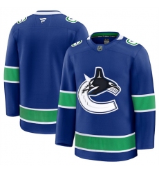 Men Vancouver Canucks Blank Blue 2024 25 Home Stitched Hockey Jersey