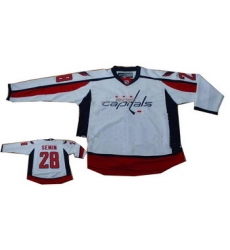 Alexander Semin Washington Capitals SEWN white Jersey