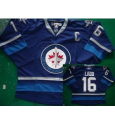 Youth kids 2012 new Winnipeg Jets #16 Andrew Ladd Blue Jersey