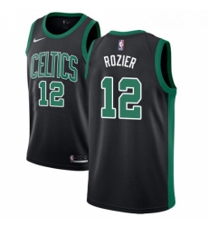 Youth Adidas Boston Celtics 12 Terry Rozier Swingman Black NBA Jersey Statement Edition 