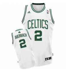 Youth Adidas Boston Celtics 2 Red Auerbach Swingman White Home NBA Jersey