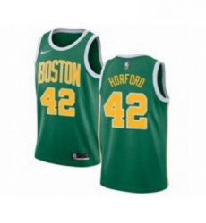 Youth Nike Boston Celtics 42 Al Horford Green Swingman Jersey Earned Edition