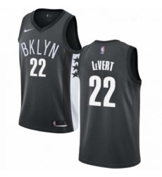 Womens Nike Brooklyn Nets 22 Caris LeVert Authentic Gray NBA Jersey Statement Edition