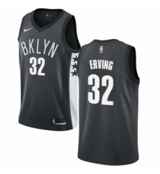 Womens Nike Brooklyn Nets 32 Julius Erving Authentic Gray NBA Jersey Statement Edition