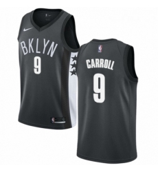 Youth Nike Brooklyn Nets 9 DeMarre Carroll Swingman Gray NBA Jersey Statement Edition 