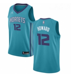 Womens Nike Jordan Charlotte Hornets 12 Dwight Howard Swingman Teal NBA Jersey Icon Edition